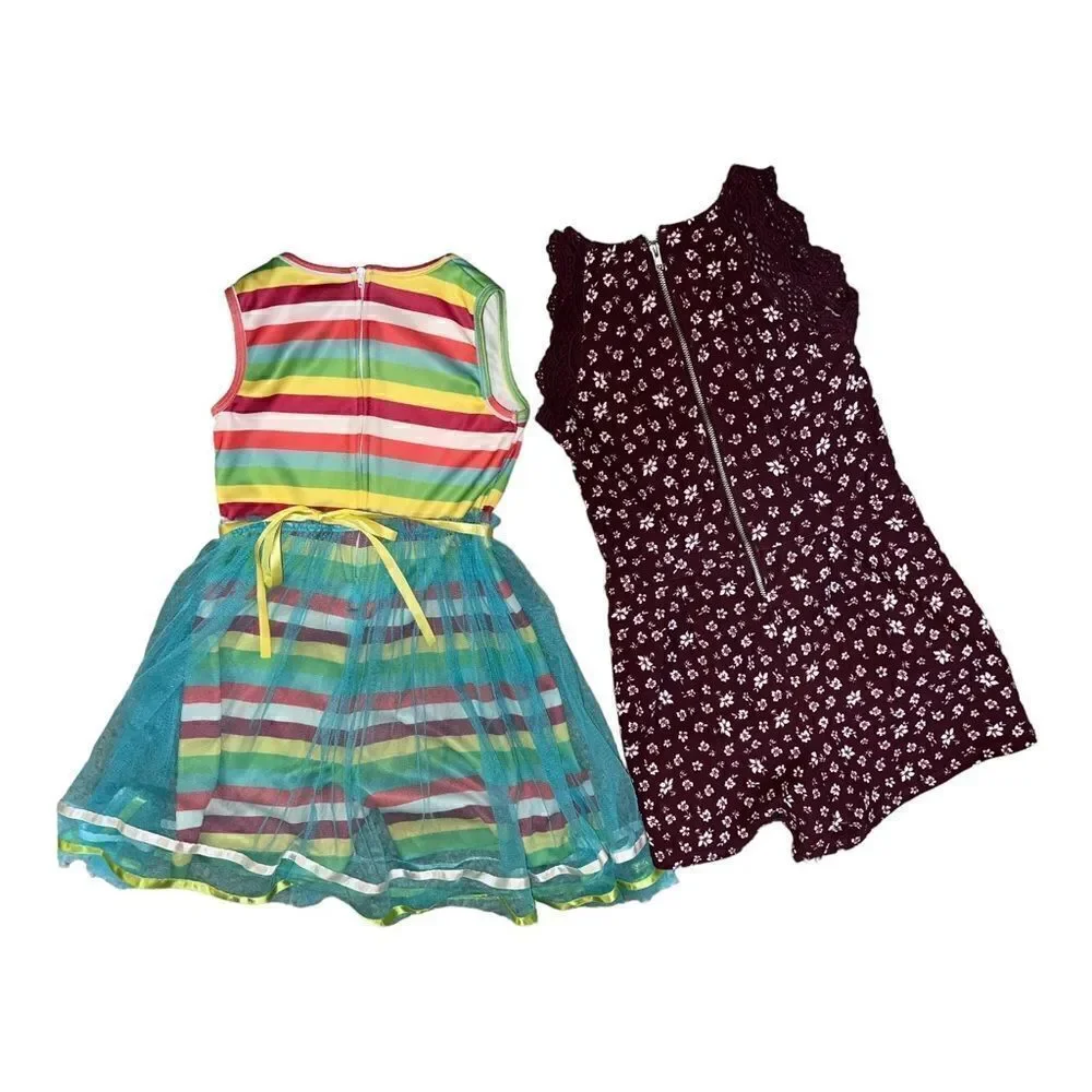 Old Navy Disney Jumping Beans Gymboree Summer Dress Romper Lot of 7 Size 6 EUC